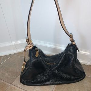 Michael Kors Shoulder Purse Black Leather